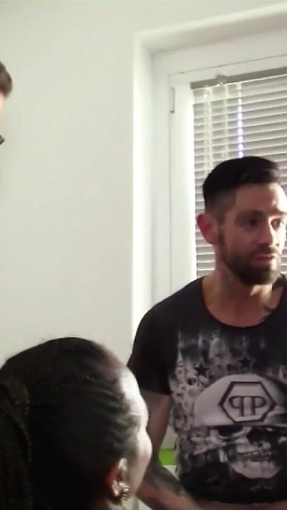 Captivating moment from "Real German Amateur Swinger 4Some Fuck with Black and White Wifes"