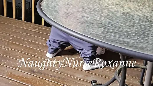 BBC ehemann draußen auf deck