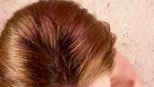 Cute blonde gets a good fuck and a Huge Facial - POV