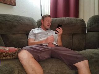 Step Bro Finds Nerdy Sisters Phone And  Cums To Her Nudes-PV