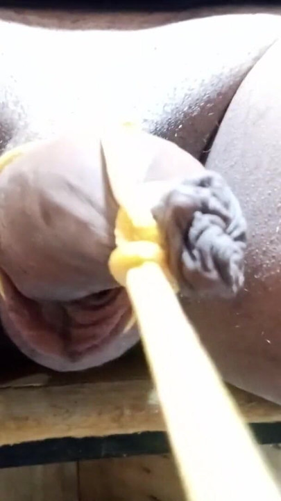 My aunty says she helps me with my shoelaces while she plays by tying up my penis and gets all wet, the little vixen. | Clip 1