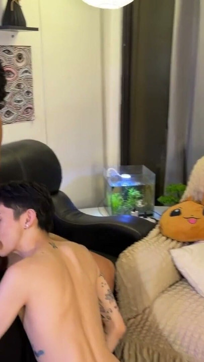 I sunk my Dick deep both in his face hole and exit hole.. | Clip 1