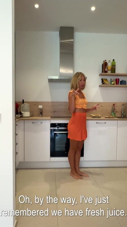 Your dirty GF Kris Price shows you her sexual fantasy | Clip 1