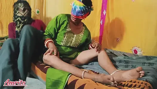 Ateşli Hintli desi üvey üvey erkek kardeş ve kayınbiraderi ateşli seks