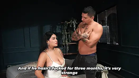 Stiefsohn probiert die neue freundin seines stiefvaters aus und macht am ende mit - ein toller dreier