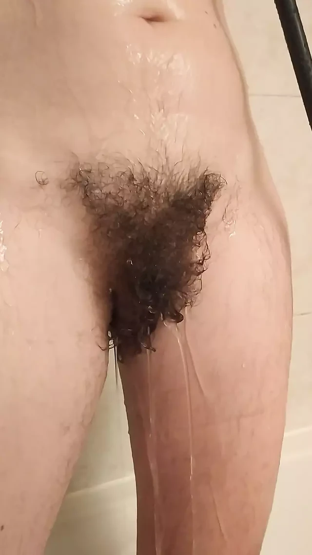Dana in the shower