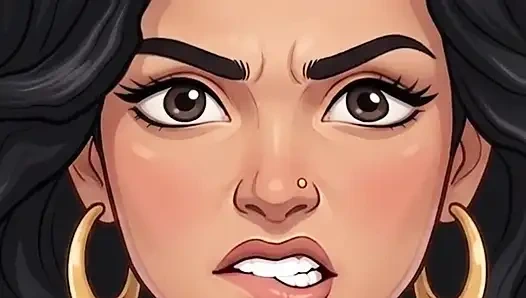 Жена путешествует на автобусе