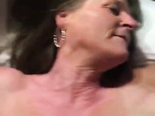 grey mature on her back getting fucked