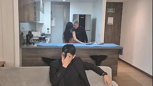 Without Thinking I Fuck My Best Friend's Stepsister While We Watch a Football Game