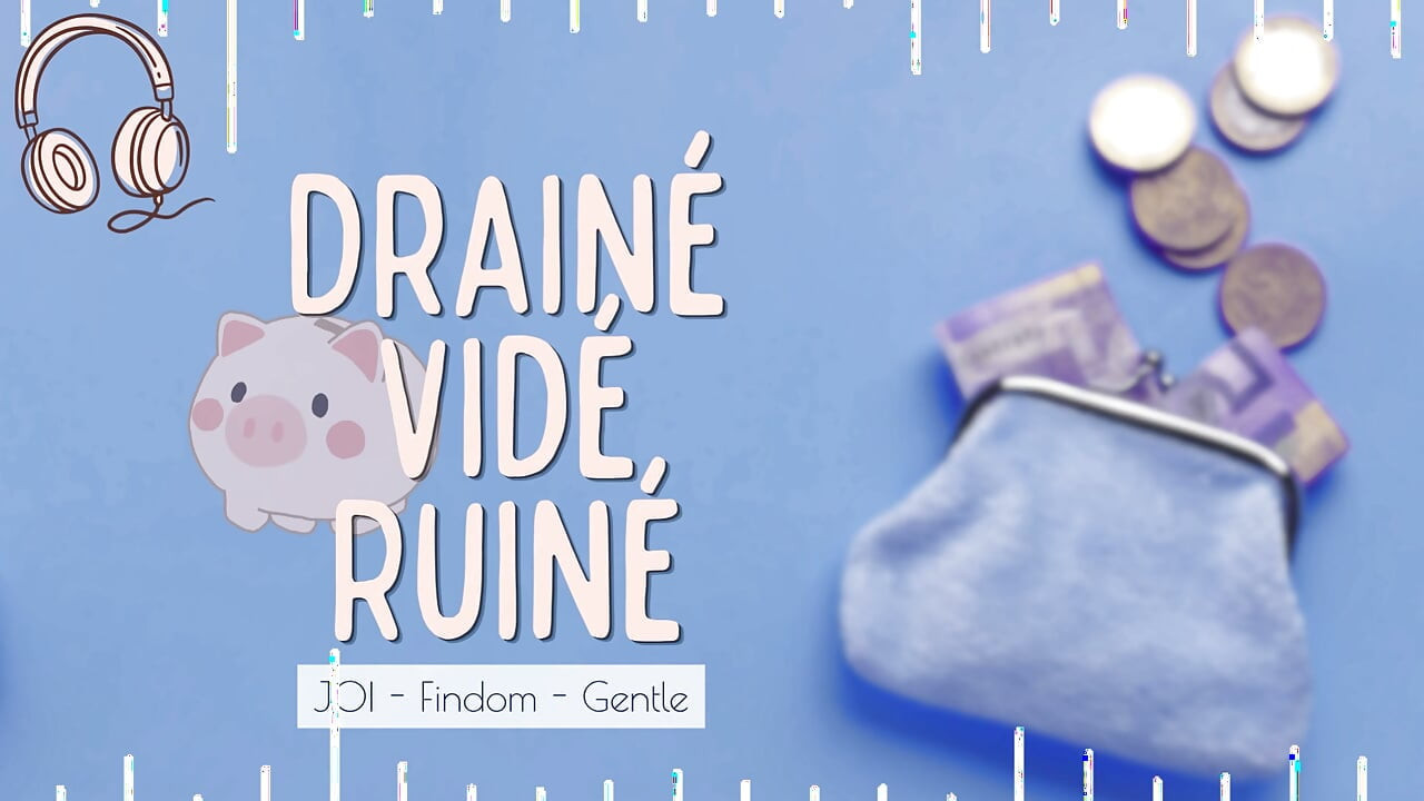 Pay To Cum - French Audio JOI Findom Gentle Drain