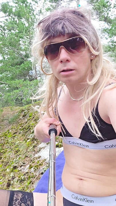 Caminhada na floresta