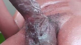 Stepbrother Caught Masturbating While Oily And Looking Down