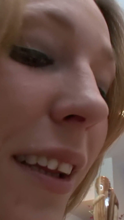 Two Blondes, One Red Toy - Short-haired Blonde Scissors Her Busty Girlfriend