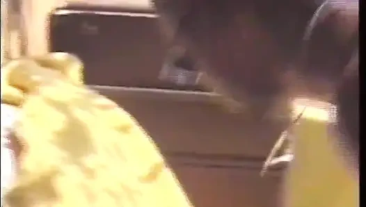 Black couple pussy licking big black cock sucking in the garden