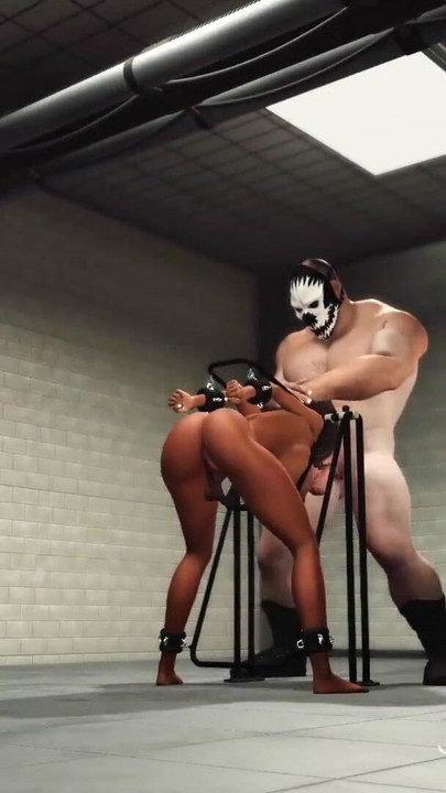 Thrilling moment from "Super sexy trans girl in cuffs gets fucked hard by BBC in the prison"