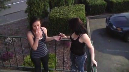 me and my sister stephanie smokng