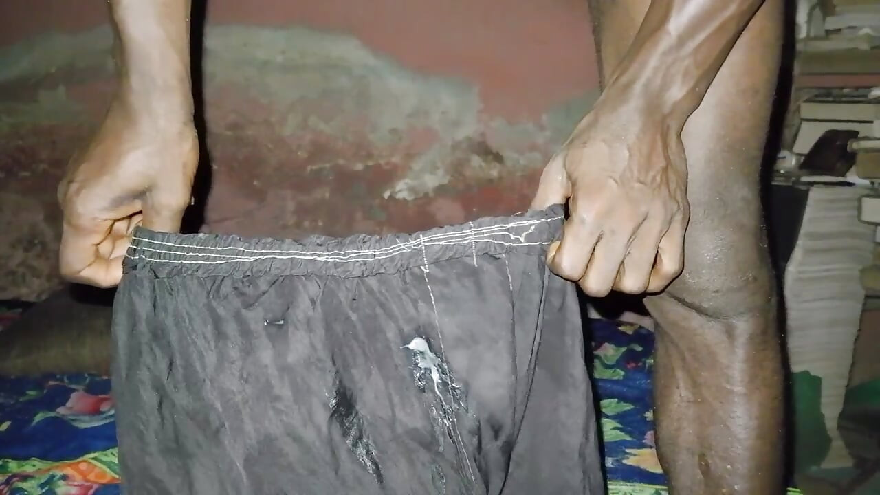 Splashing my sperm all over the place: the real orgasm you can get from humping your bed.