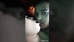 Desi Couple Fucking and recording it with her mobile