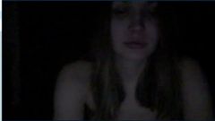 Meine Skype-Freundin macht eine Webcam-Show für mich