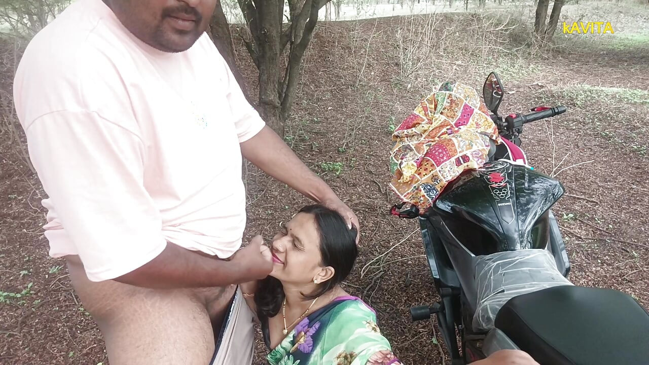 Kavita Bhabhi Fuck in jungle with Tatya in doggy style ass licking blowjob and dirty cum in mouth
