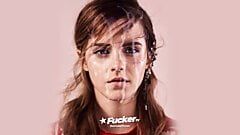 Emma Watson klaarkomen in het gezicht (fantasie)