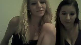 My friend and I playing on webcam