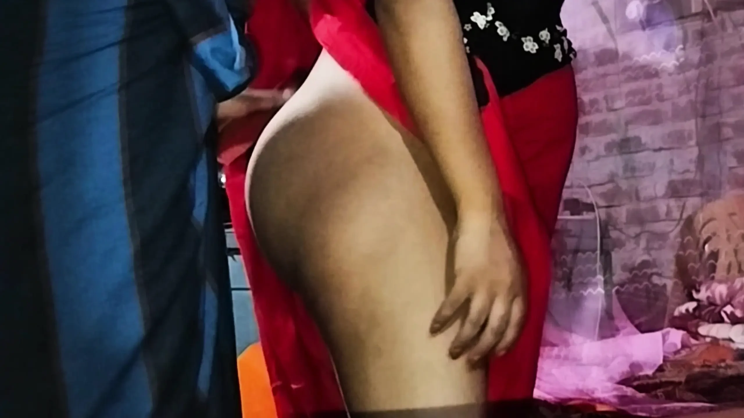 Beautiful indian aunty doggy style sex