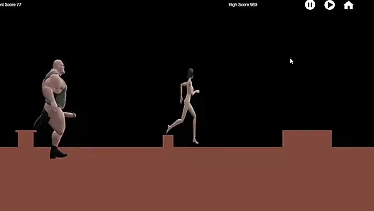 Naked Run 1.0 Game play