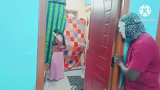 The Boss on His Maid While Changing Dress Then He Seduce and Fuck Her - She Pleading with Moaning