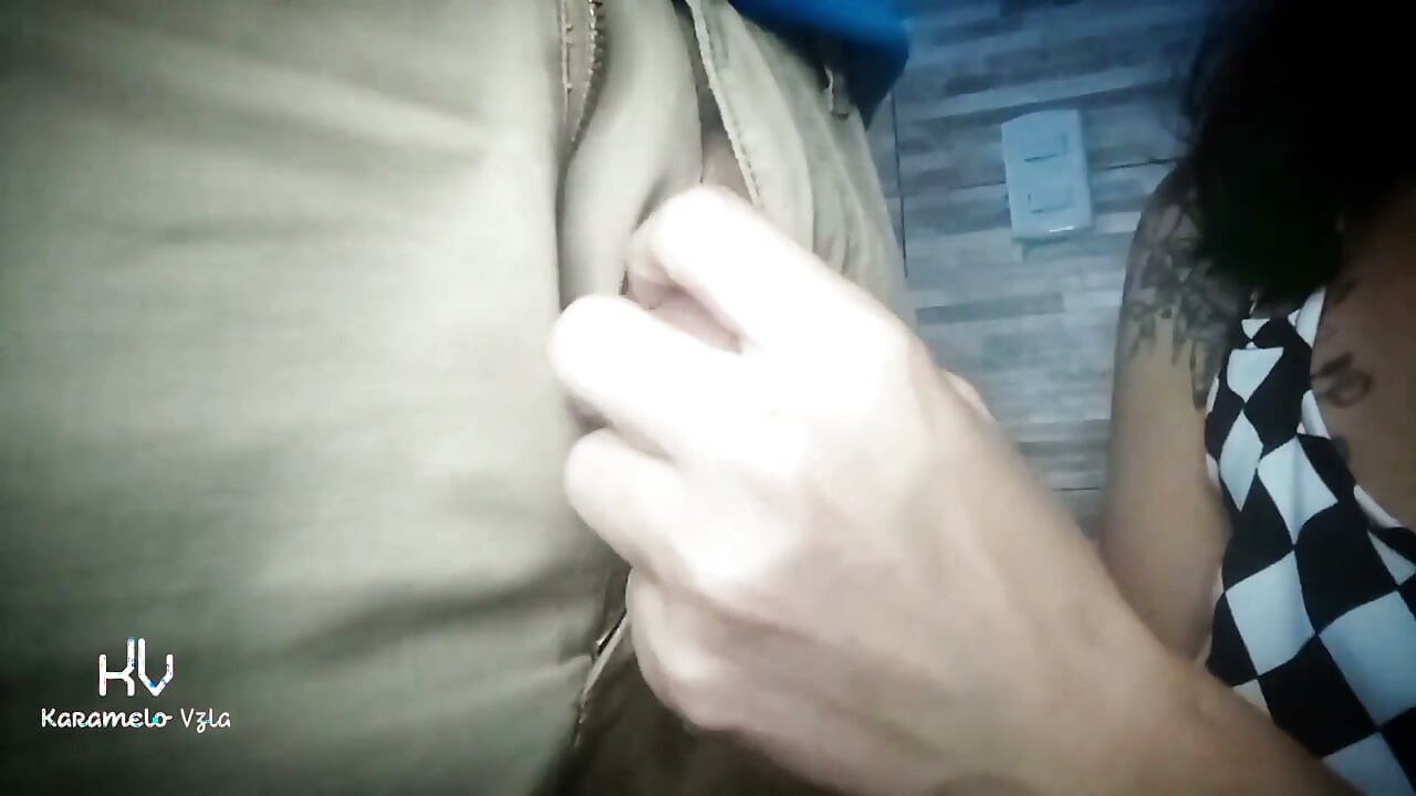 Sucking and Licking Stepdaddy's Balls