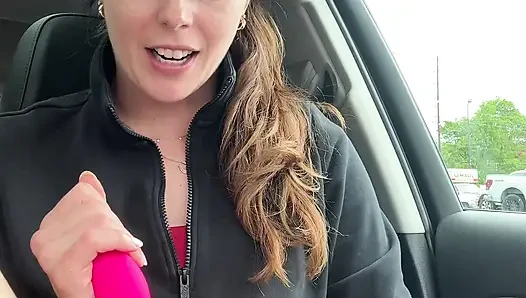 Trying to Golf in a Simulator with My Lush in! Trying Not to Cum While I Swing!