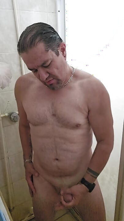 Taking a bath and playing with my penis