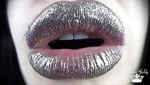 Pop for my big shiny lips: Cum countdown!