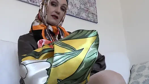 Exciting Satin Scarf Games! Lady Victoria Valente