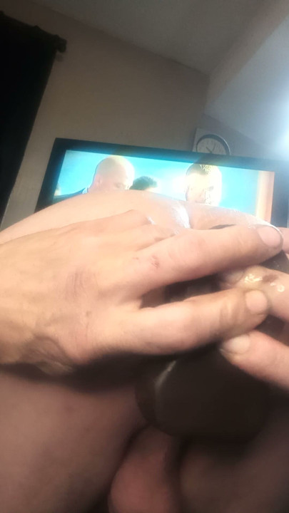 Me filling my ass