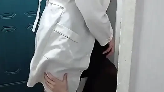 A MILF Lesbian Doctor Cums in a Patient's Mouth