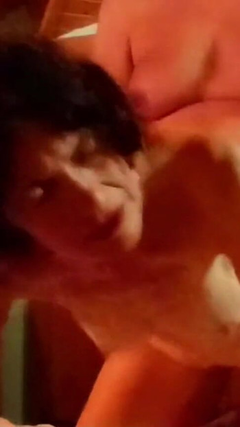 Memorable moment from "Natalia The submissive, mature, in summer, attending to cocks and masturbating"