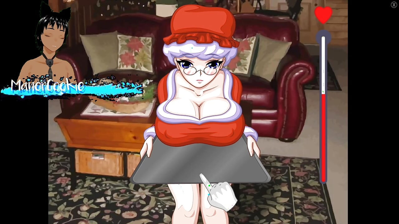 Mrs. Santa's Helpers - A hot threesome with elfs and a sexy Mrs. Claus