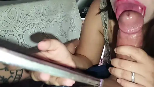 Big Tits MILF Wife Blow Job.