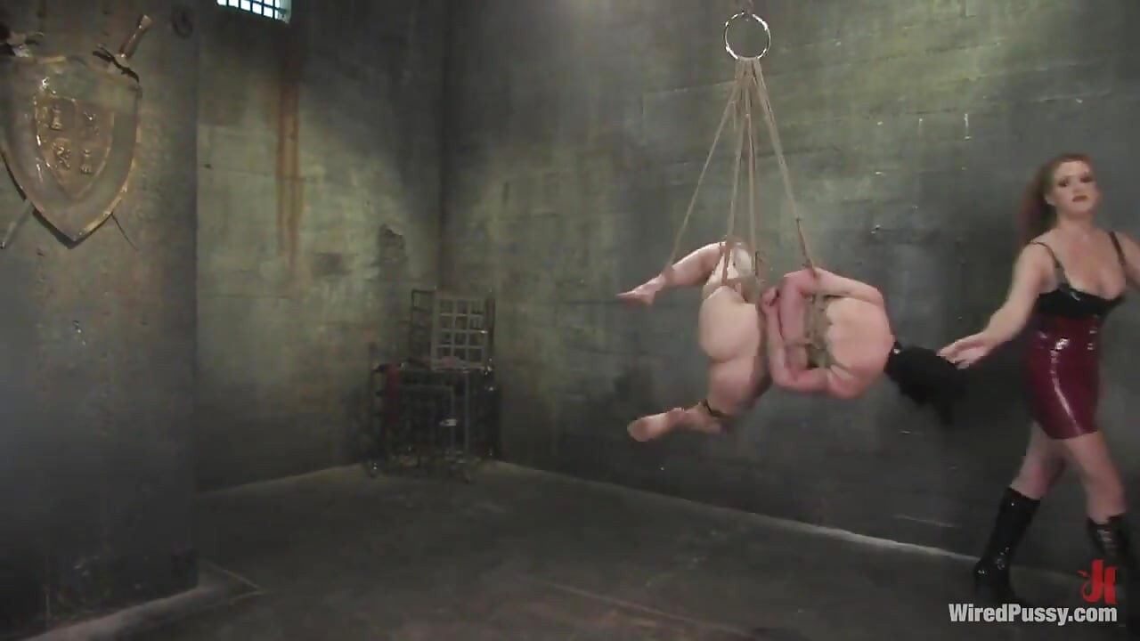 Maggie Mayhem Is Suspended and Fucked with an Electric Dildo!