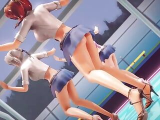 Mmd R-18 Anime Girls Sexy Dancing Clip 285
