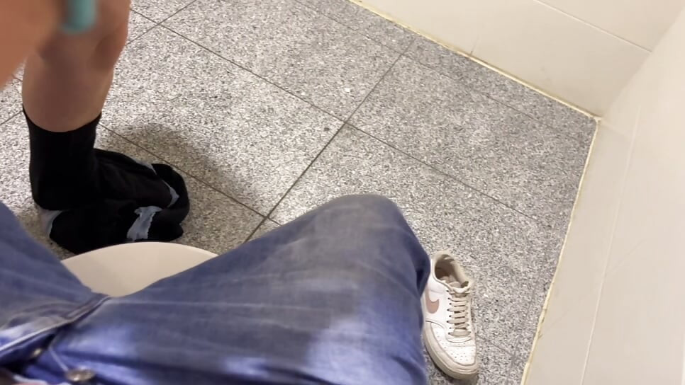 blonde gives blowjob and gets fucked in public
