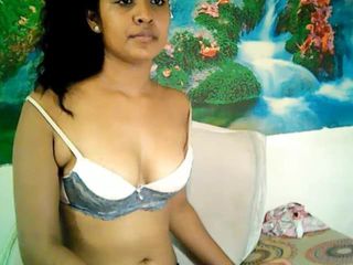 Modelo indiana sexy de webcam