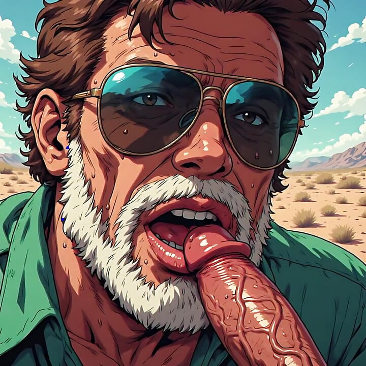 Hunks Sucking in Aviators Art