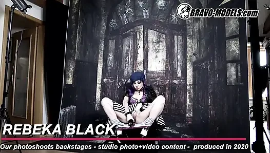 386 -фотосессия за кулисами Rebeka Black - Взрослый