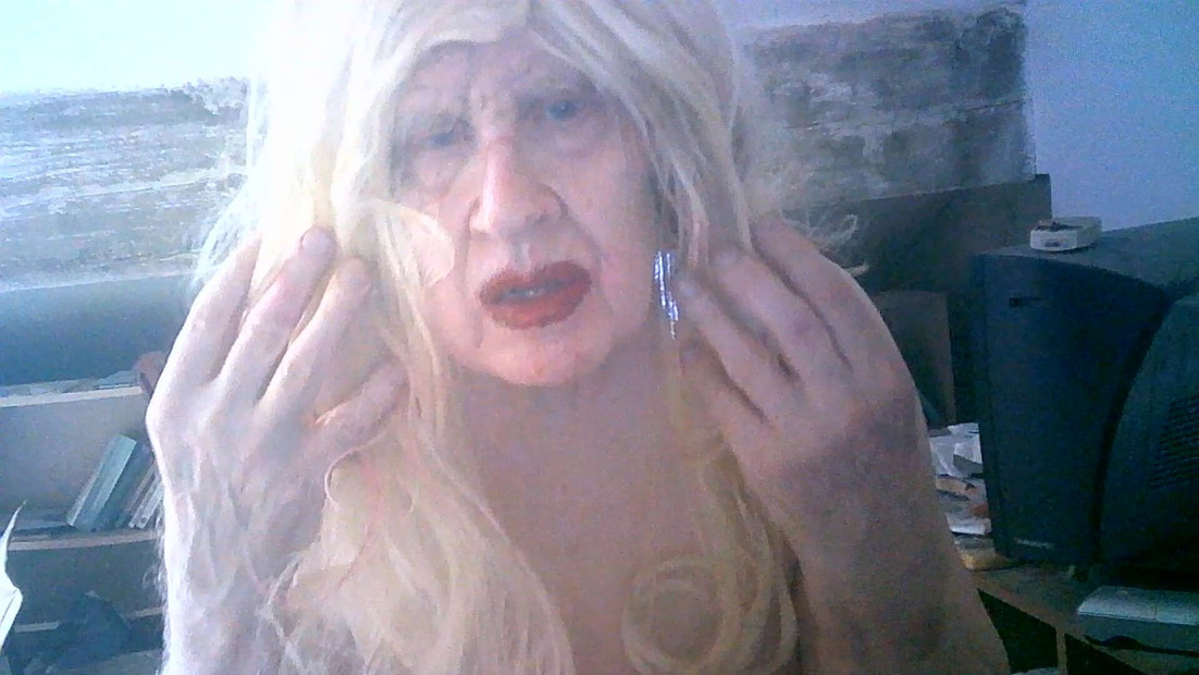 Sissy slag Sarah Fuckpig Millward exposed, without makeup apart from lipstick, or female clothes.