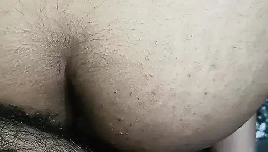 Ass pussy fucking big sister started screaming for putting the whole cock in the ass Hindi audio doggy style.