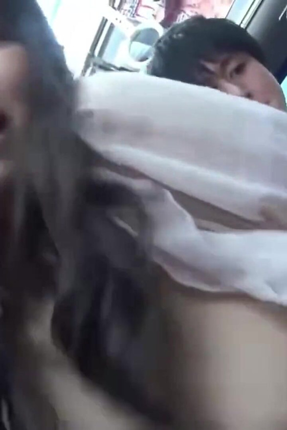 Crowded Bus Chaos: Her Lifted Miniskirt and Tight Curves Drive Every Passenger Wild - Part 15