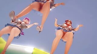 Mmd r-18 anime girls clip sexy dancing 285