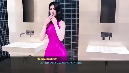 Fashion Business # 1 - Monica lutscht schwänze zweimal in der toilette - Porno-spiele, Erwachsenenspiele, 3d-spiel